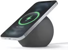 Support Magnétique de Bureau en Silicone – Station de Charge Sans Fil MagSafe pour iPhone