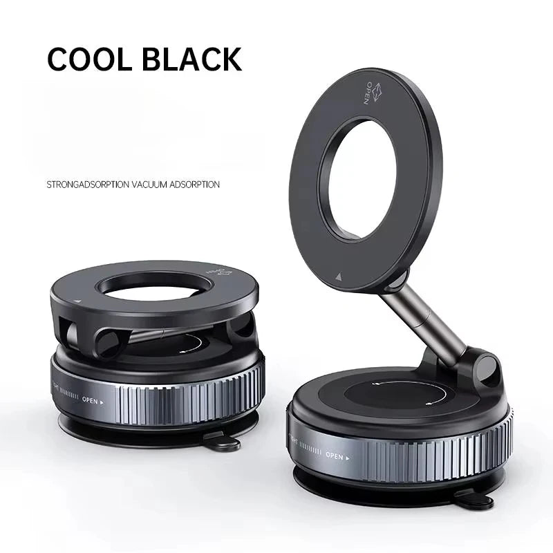 Support de téléphone magnétique Support réglable à 360° avec ventouse Conception de navigation, support de voiture universel